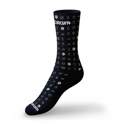 C+ Socks (Printed White)