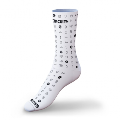 C+ Socks (Printed Black)